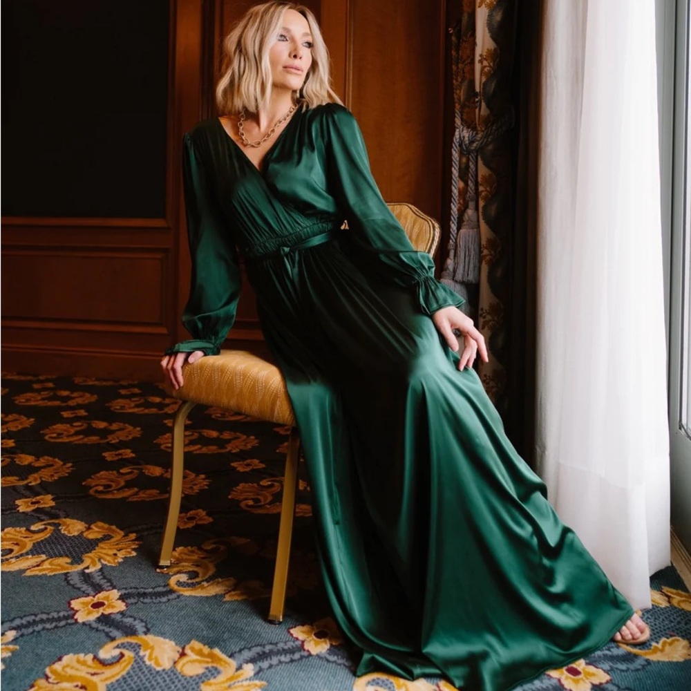 Baltic Born Emerald Green Maxi Dress